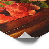 Waldmuller - Nog steeds leven met rozen Poster (Hoek)