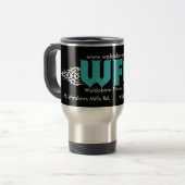 Waldoboro Fitness Center Travel Mug Reisbeker (Voorkant links)