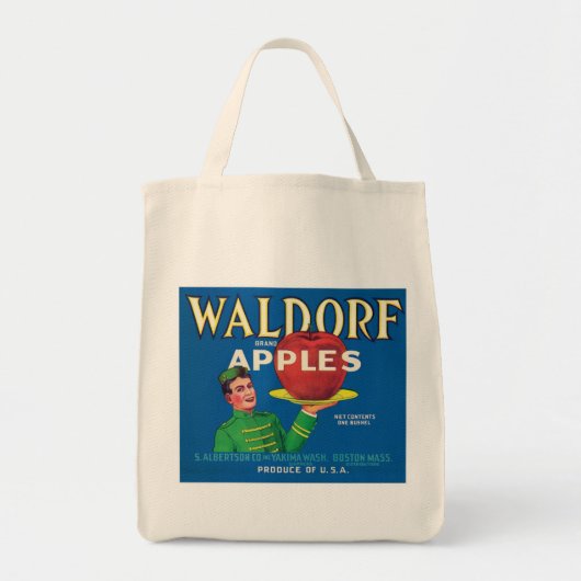 Waldorf Apples  Label Tote Bag (Voorkant)