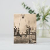 Waldorf Astoria Old Sepia Photo Briefkaart (Staand voorkant)