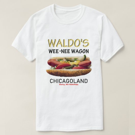 Waldo's Wee Nee Wagon, Chicago T-shirt (Design voorkant)