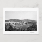 Waldport, Uitzicht van de stad Oregon, noordwaarts Briefkaart (Voorkant)