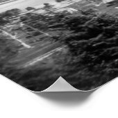 Waldport, Uitzicht van de stad Oregon, noordwaarts Poster (Hoek)