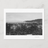 Waldport, Uitzicht van de stad Oregon, West Briefkaart (Voorkant)