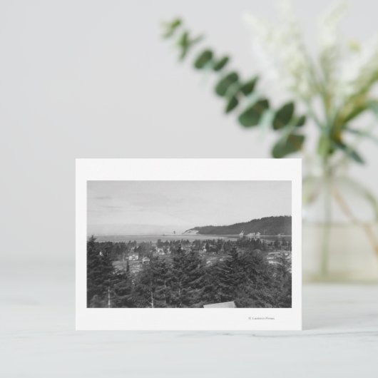 Waldport, Uitzicht van de stad Oregon, West Briefkaart (Staand voorkant)
