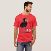 Waldrapp bedreigde vogelvriend t-shirt (Voorkant volledig)