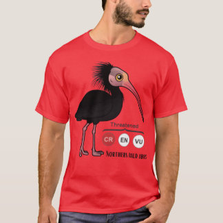 Waldrapp bedreigde vogelvriend t-shirt
