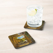 Waldstein Garden Fall Harde Plastic Coaster Bier Onderzetter (Rechterzijde)