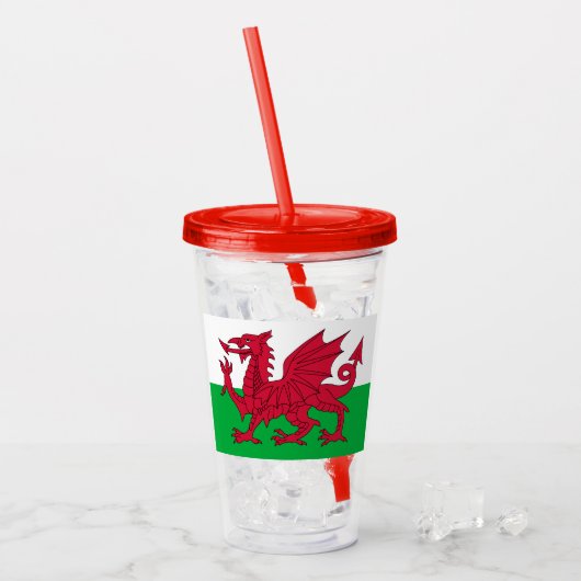 Wales Acryl Drinkbeker (Voorkant ijs)