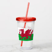 Wales Acryl Drinkbeker (Achterkant)