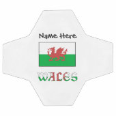 Wales and Welsh Flag met Jouw naam Voetbal (Enkel)