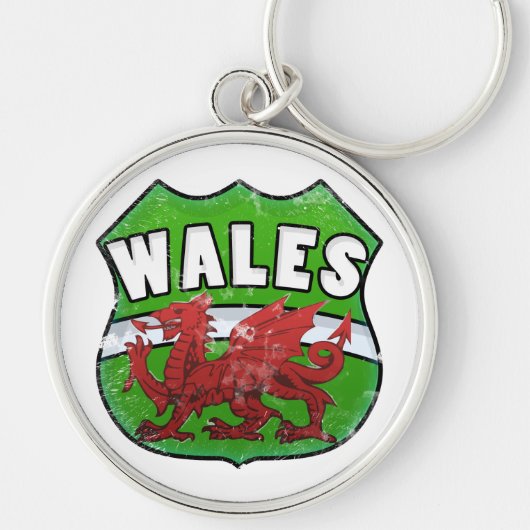 WALES BADGE SLEUTELHANGER (Voorkant)