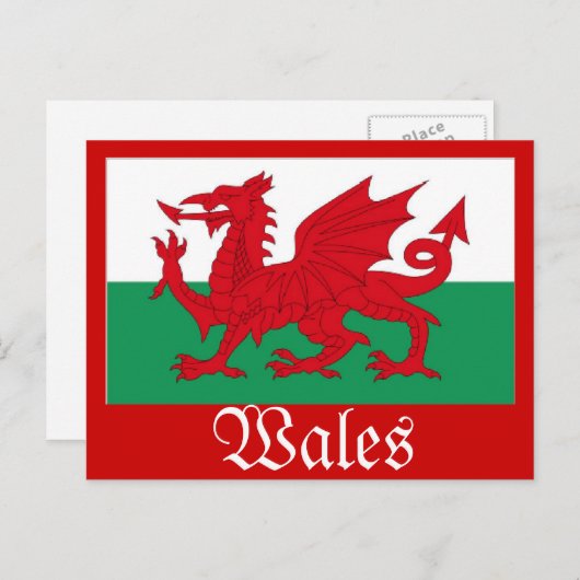 wales briefkaart (Voorkant / Achterkant)