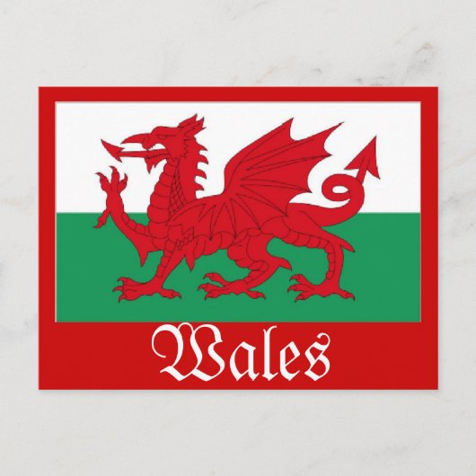 wales briefkaart (Voorkant)