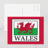 Wales Briefkaart (Voorkant / Achterkant)