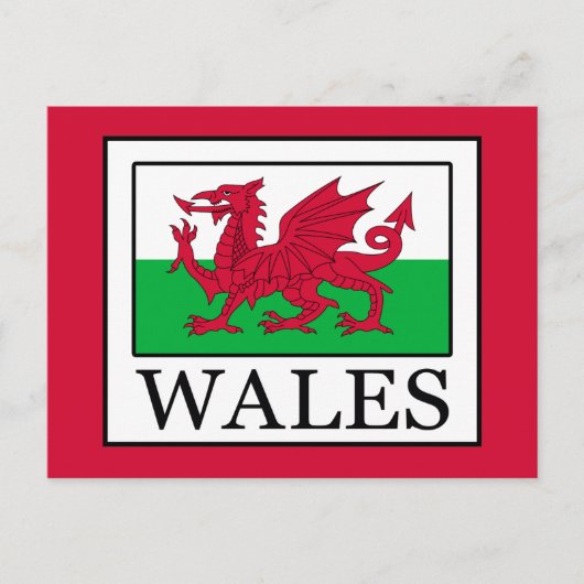 Wales Briefkaart (Voorkant)
