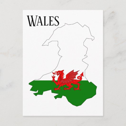 Wales Briefkaart (Voorkant)