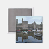 Wales, Caernarfon castle, een van Edward's Magneet (Voorkant / Achterkant)