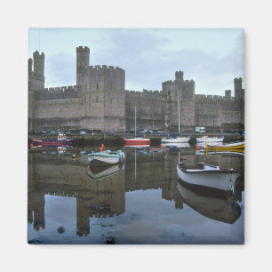 Wales, Caernarfon castle, een van Edward's Magneet