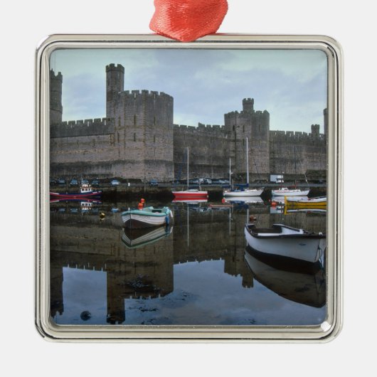 Wales, Caernarfon castle, een van Edward's Metalen Ornament (Voorkant)