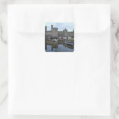 Wales, Caernarfon kasteel, een van Edward's Vierkante Sticker (Tas)