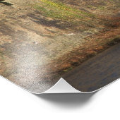 Wales - Caerphilly castle, met een uitzicht van he Foto Afdruk (Hoek)