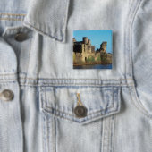 Wales - Caerphilly kasteel, met uitzicht op de Vierkante Button 5,1 Cm (In situ)