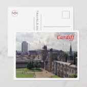 Wales - Cardiff - Briefkaart (Voorkant / Achterkant)