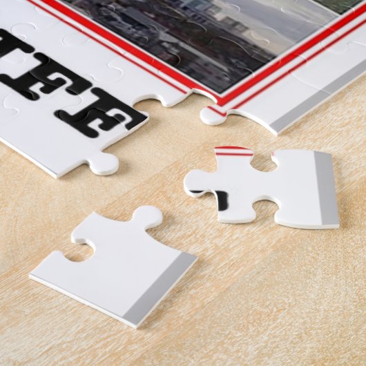 Wales - Cardiff - I Love - Legpuzzel (Zijkant)