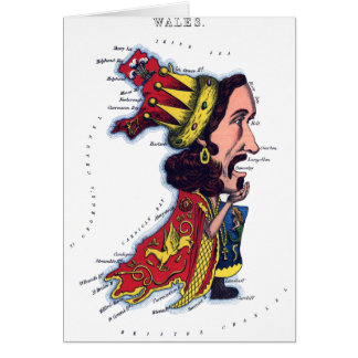 Wales Caricature Map