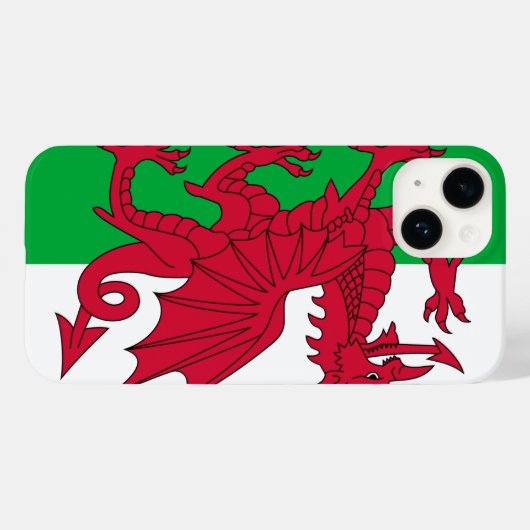 Wales Case-Mate iPhone Case (Achterkant (horizontaal))