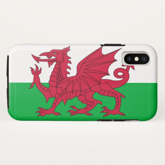 Wales Case-Mate iPhone Case (Achterkant (horizontaal))