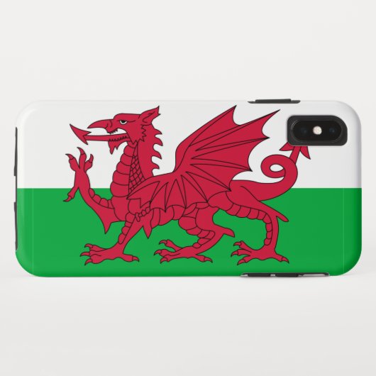 Wales Case-Mate iPhone Case (Achterkant (horizontaal))