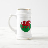 Wales Coat of Arms Mok (Links)