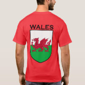 Wales Coat of Arms Shirt V1 (Achterkant)