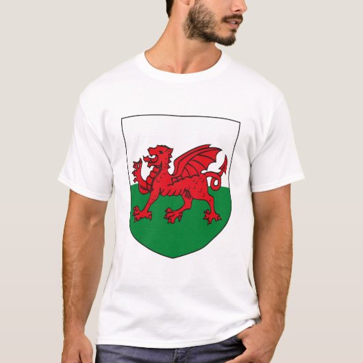 Wales Coat of Arms T-shirt (Voorkant)