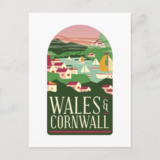 Wales Cornwall  Briefkaart (Voorkant)