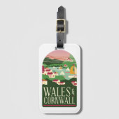 Wales Cornwall  Magnet Bagagelabel (Voorkant (verticaal))