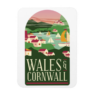 Wales Cornwall  Magnet Magneet