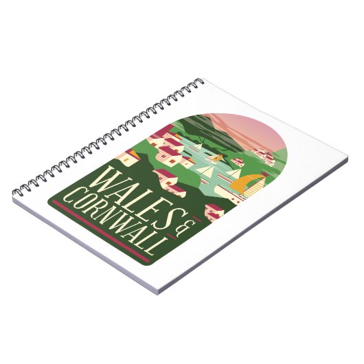 Wales Cornwall Magnet Notitieboek (Linkerzijde)