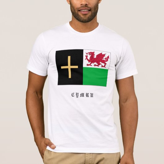Wales Cross & Dragon T-shirt (Voorkant)