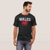 Wales Cute Home Country Welsh T-shirt (Voorkant volledig)