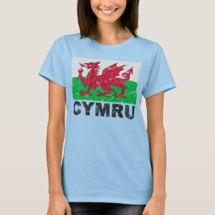 Wales CYMRU Flag T-shirt