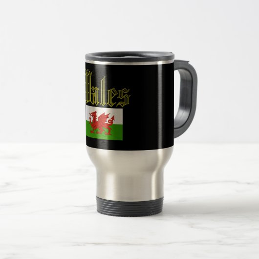 Wales (Cymru) Reisbeker (Voorkant rechts)