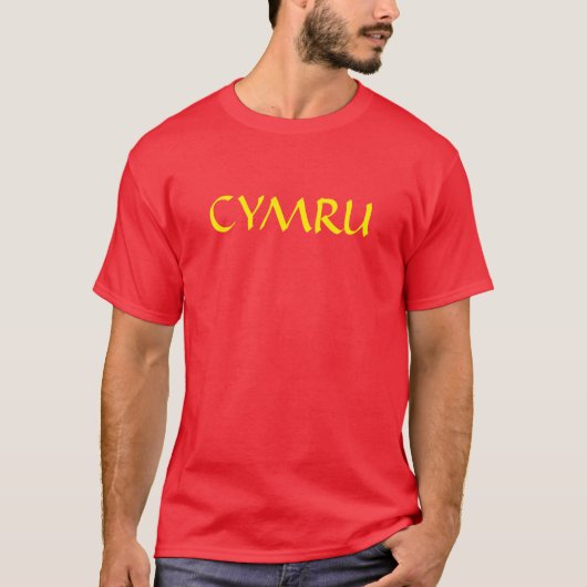 Wales "CYMRU" T-shirt (Voorkant)