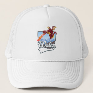 Wales Draak logo  Trucker Pet