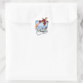 Wales Dragon logo Ronde Sticker (Tas)