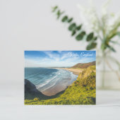 Wales England Beach Shoreline Briefkaart Keepomwil (Staand voorkant)