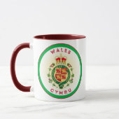 Wales Erfgoed Embleem Mok (Links)