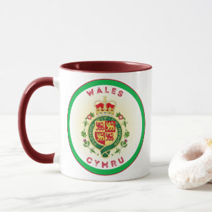 Wales Erfgoed Embleem Mok